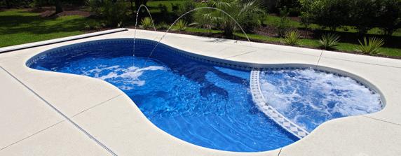 San Juan fiberglass pool